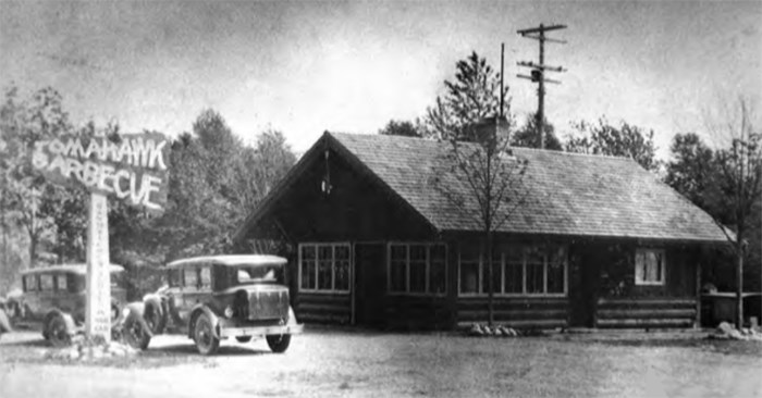 Tomahawk Barbecue in 1930s